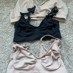 Three Skims Bralettes M/L